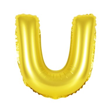 İngilizce alfabe (altın dan U Harfi)