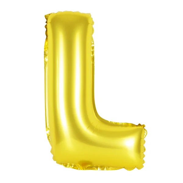 Alfabet l uit Engelse alfabet (gouden) — Stockfoto
