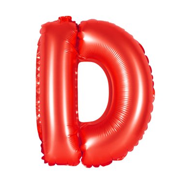 Harf İngiliz alfabesi (kırmızı d)