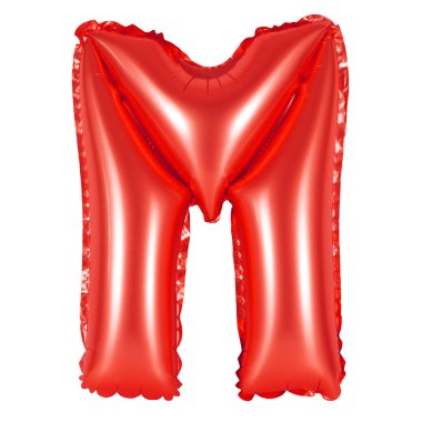 İngilizce alfabe (kırmızı mektup M)