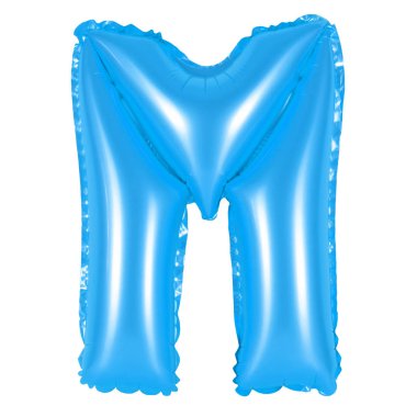İngilizce alfabe (mavi mektup M)