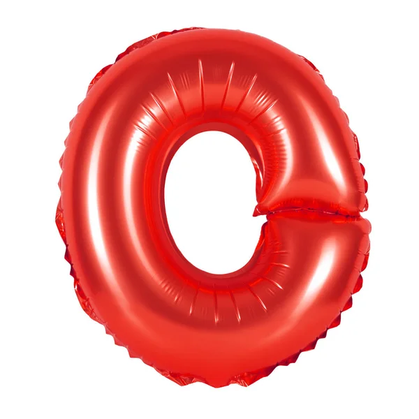 Brief O van Engelse alfabet (rood) — Stockfoto