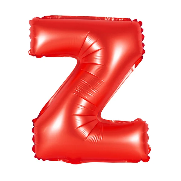 İngilizce alfabe (kırmızı mektup Z) — Stok fotoğraf