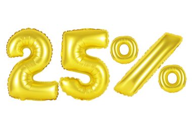 Yirmi beş yüzde 25'i (altın balonları)