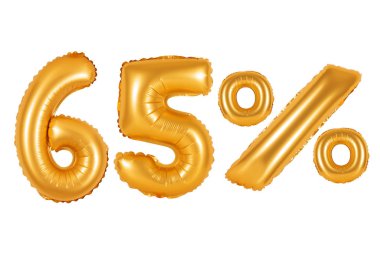 altmış beş yüzde 65'i balonlar portakal