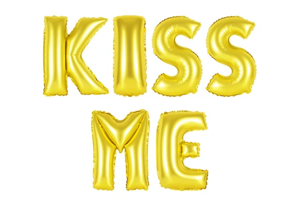 Küss mich, goldene Farbe — Stockfoto