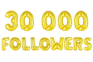 Otuz bin takipçileri, altın renk
