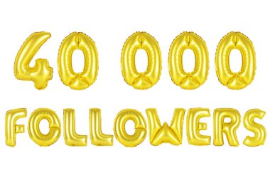 Kırk bin takipçileri, altın renk