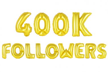 dört yüz bin takipçileri, altın renk
