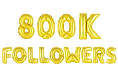 sekiz yüz bin takipçileri, altın renk