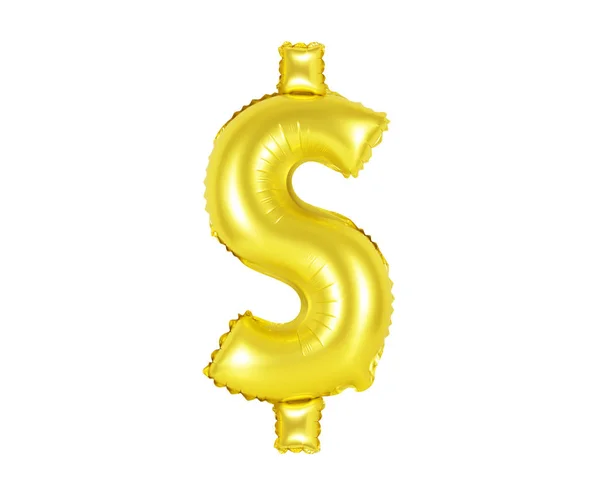 Dollartecken, guld färg — Stockfoto
