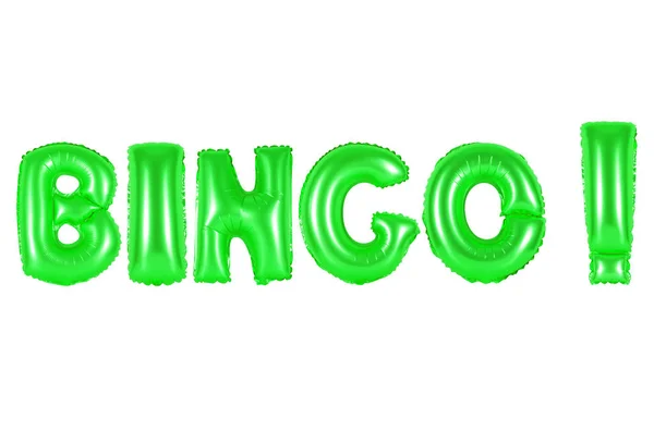 Bingo, cor verde — Fotografia de Stock