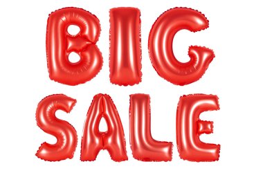 büyük satış, kırmızı renk