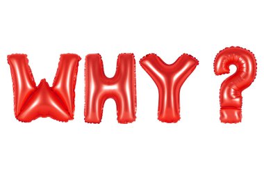 Neden, soru, kırmızı renk