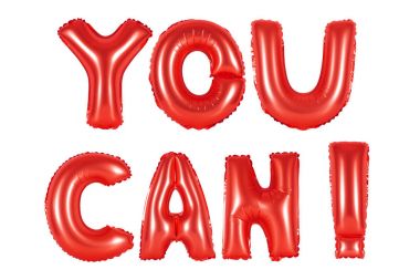 yapabilirsin, kırmızı renk