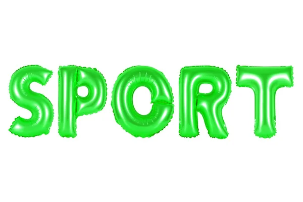 Sport, zöld színű — Stock Fotó