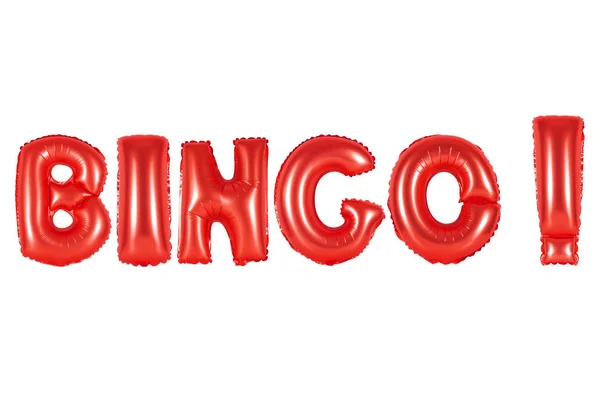 Bingo, cor vermelha — Fotografia de Stock