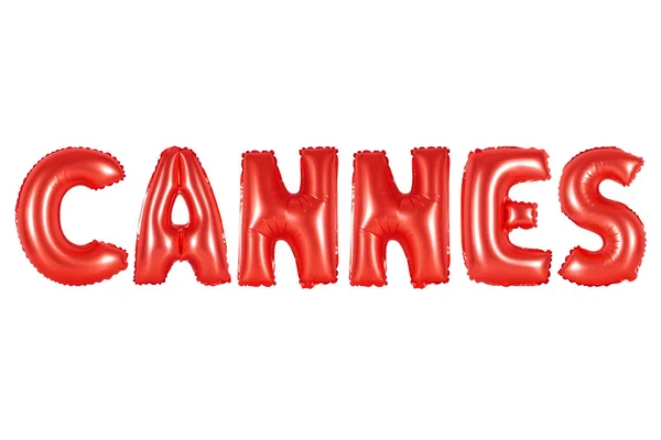 Canne, colore rosso — Foto Stock