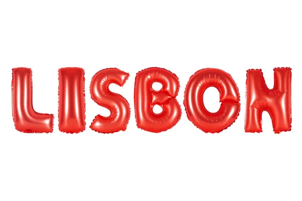 Lisbón, color rojo — Foto de Stock