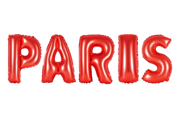 Paris, red color — Stock Photo, Image