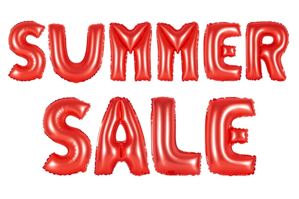 Sommar försäljning, röd färg — Stockfoto