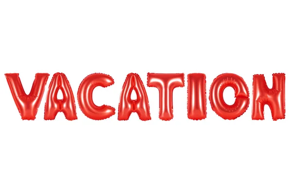 Vacation, red color — Stock Photo, Image