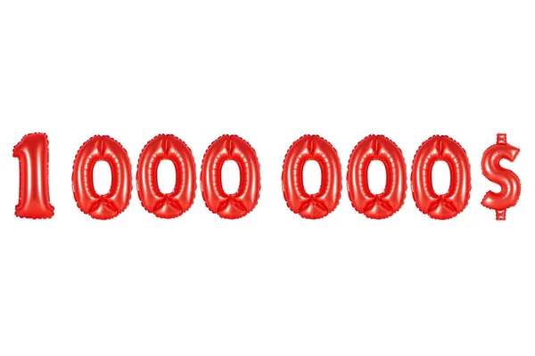 Un millón de dólares, color rojo — Foto de Stock