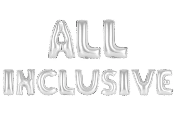 All inclusive, chroom (grijs) kleur — Stockfoto