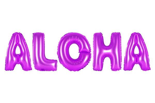 Hawaii, Aloha, colore viola — Foto Stock