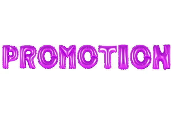 Promotie, paarse kleur — Stockfoto