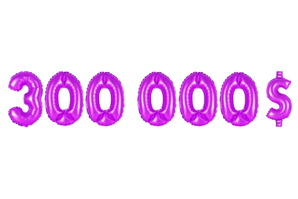 Trescientos mil dólares, color púrpura — Foto de Stock