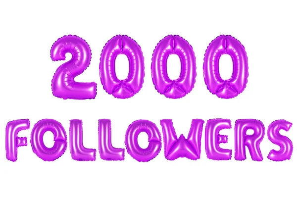 iki bin takipçileri, mor renk