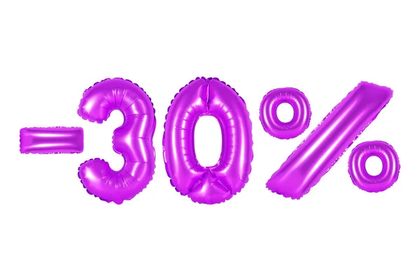 30 per cento, colore viola — Foto Stock