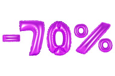 yüzde 70'i, mor renk