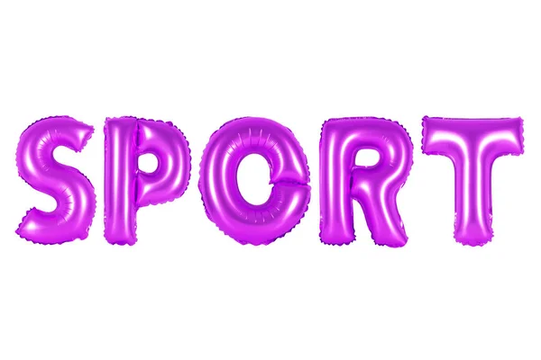 Спорт, фиолетовый цвет — стоковое фото