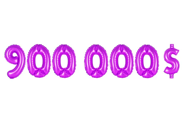 Novecientos mil dólares, color púrpura — Foto de Stock