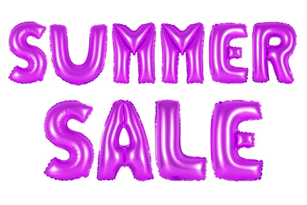 Sommerschlussverkauf, lila Farbe — Stockfoto