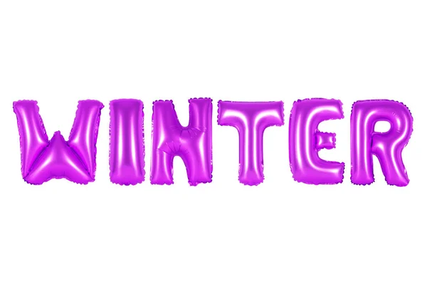 Winter, purple color — Stock Photo, Image