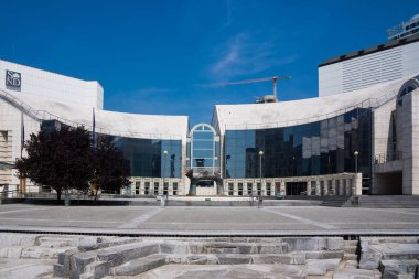 Bratislava 'daki ünlü Yeni Slovakya Ulusal Tiyatrosu