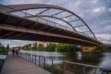 iron bridge over neckar bridge