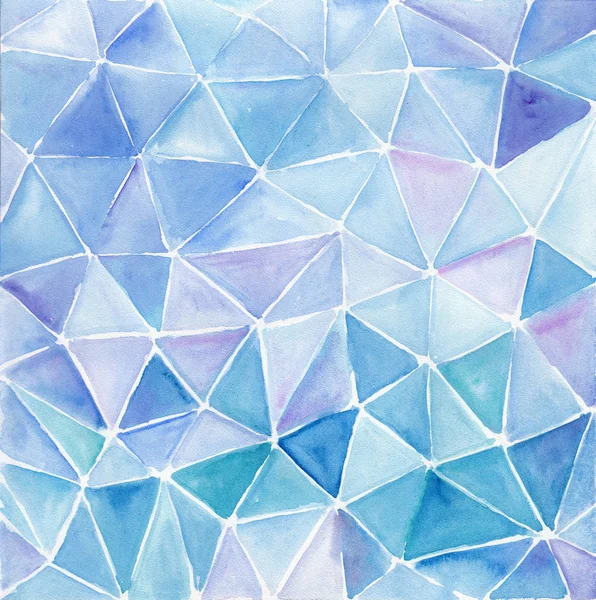 Watercolor geometric background — Stock Photo, Image
