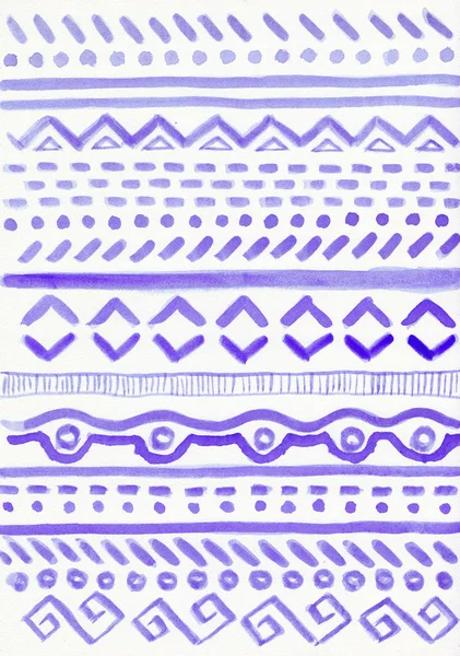 Σχεδια απο διαφορες φυλες περίτεχνα μοβ μοτίβο — Φωτογραφία Αρχείου