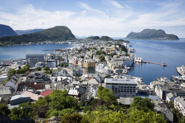 Alesund üzerinden görünüm