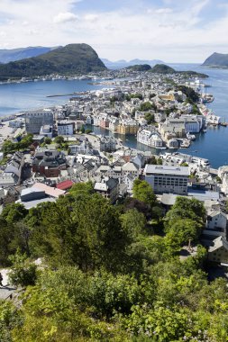 Alesund üzerinden görünüm