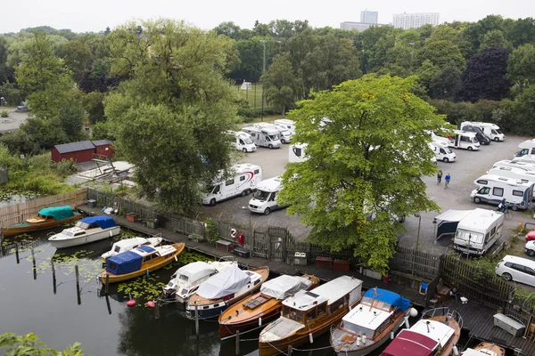 Langholmens Stallplats, Stockholm. — Stock Photo, Image