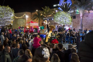 Christmas Parade Santa Pola, İspanya.
