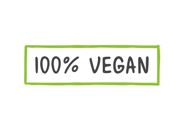 Veganes Produkt. ökologischer Lebensstil. Zutaten aus der Natur. Vektorillustration. — Stockvektor