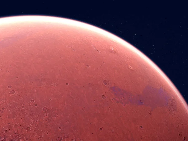 Mars, půdní kůry, vesmíru, sluneční soustavy — Stock fotografie