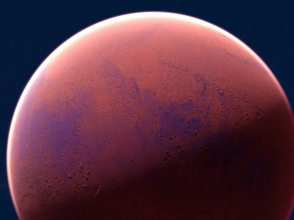 Mars, půdní kůry, vesmíru, sluneční soustavy — Stock fotografie