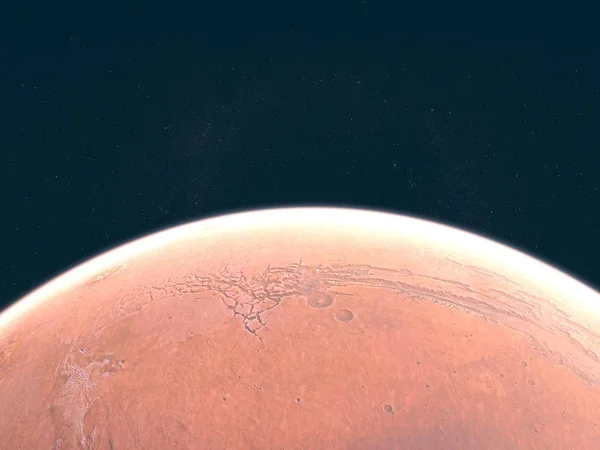 Марс, почвенная корка, космос, солнечная система — стоковое фото